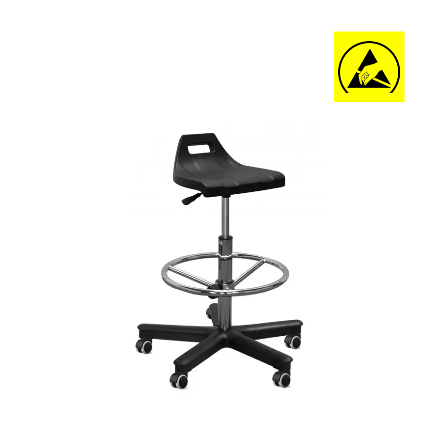 Specjalistyczny taboret antystatyczny TM-01-ESD RedSteel