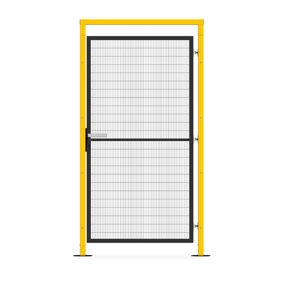 Drzwi jednoskrzydłowe ze słupkami RedSteel